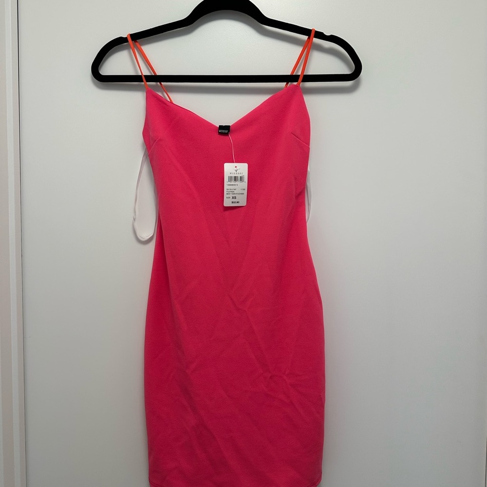 Windsor Hot Pink Bodycon Dress